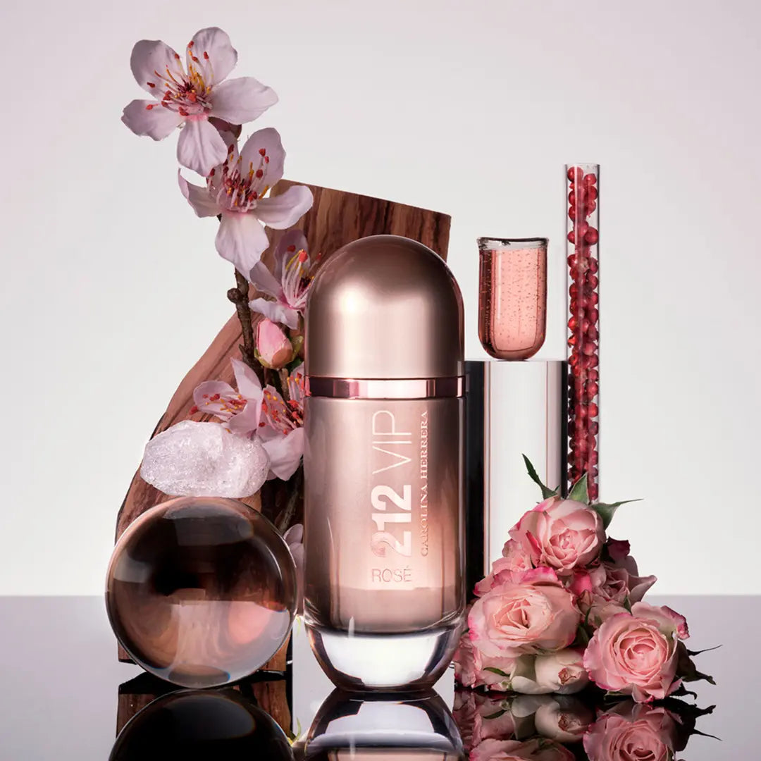 Combo Sensual Chic – Good Girl, Olympea, 212 VIP Rose + Perfumero Recargable