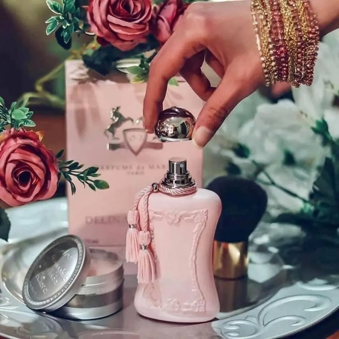 Combo Glamour Intense – Funny Moschino, Delina, Scandal, J’adore + Perfumero Recargable