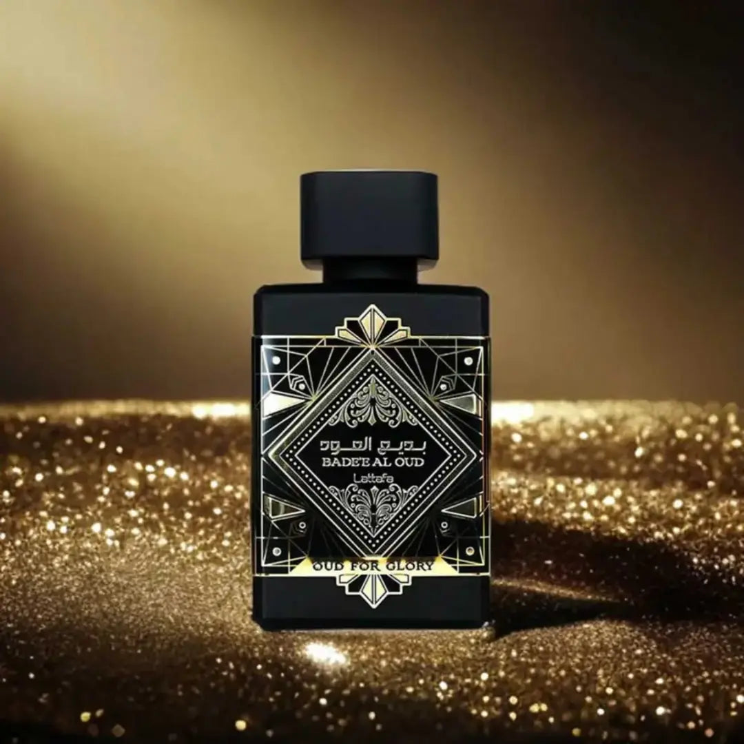 Combo Oud Intense – Lattafa Oud for Glory, Ombre Nomade, 9 PM + Perfumero Recargable